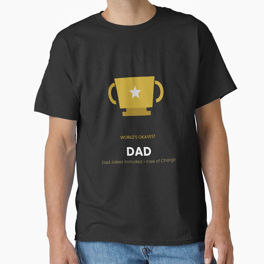 World's Okayest Dad by SashaBrownTee