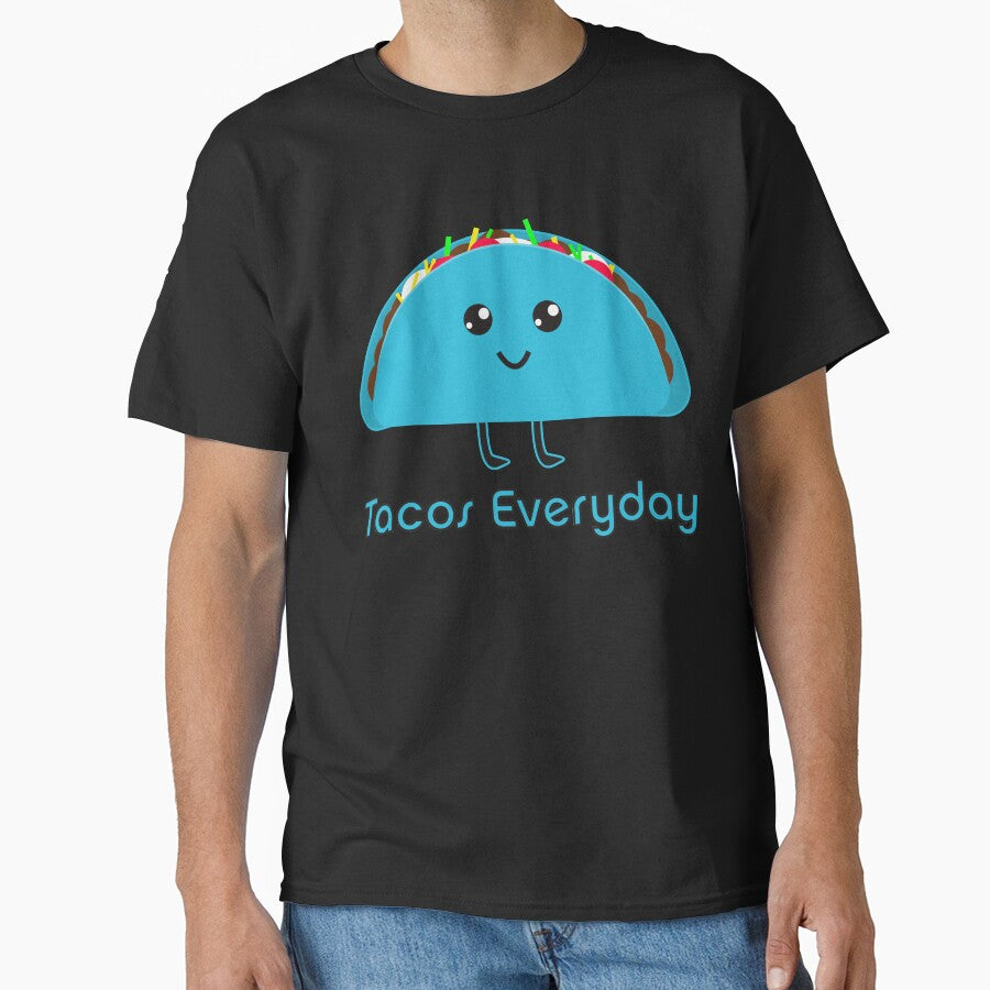 Tacos Everyday Happy Blue Taco by scottneumyer