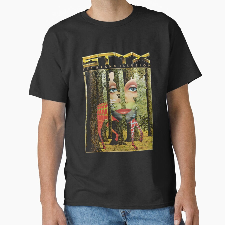 Band The Styx  Grand Illusion Vintage by AssuntaDurgan