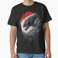 Xenomorph Cosmic Horror Fan Art - Alien Creature Sci-Fi Terror Graphic Tee Design by Senpaiwaves