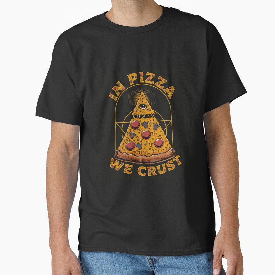 In Pizza We Crust Funny Pizza Lover Foodie by RetroMini2026