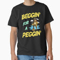 Funny Pirate Peg Leg Beggin For A Peggin Sarcastic Nautical Sailing Humor by Clyrexor
