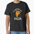 Powered By Pizza Funny Pizza Quote by theshirtinator