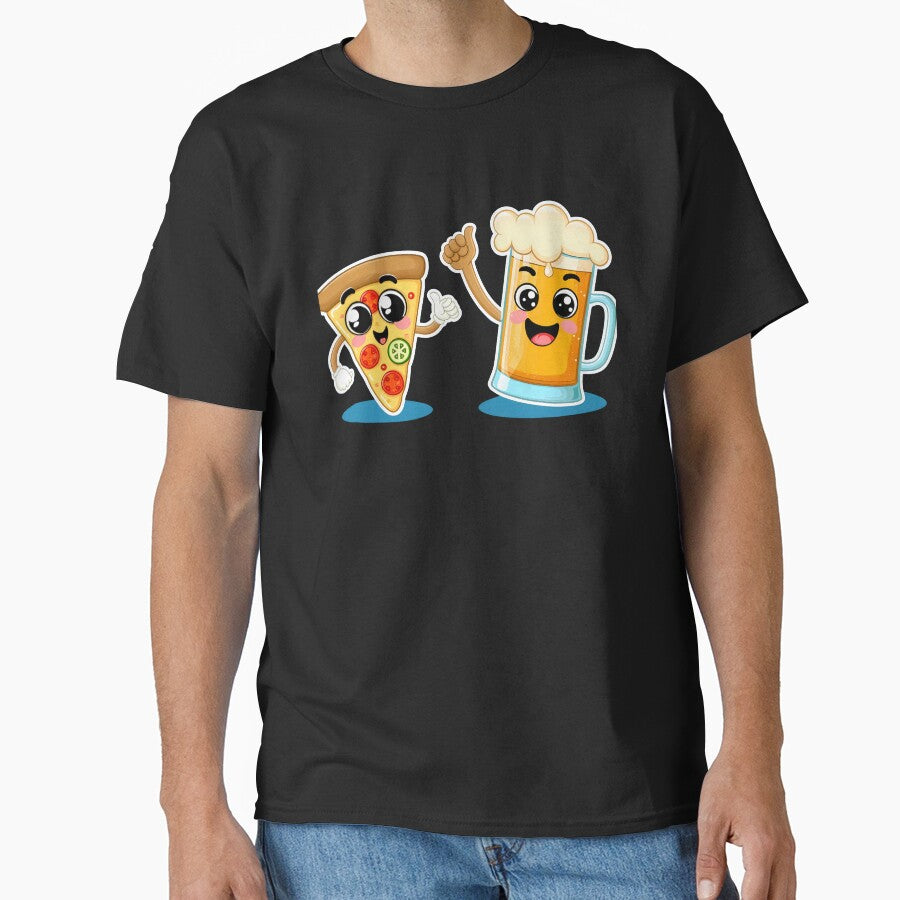 Funny Pizza Beer Lover by Logiamerch