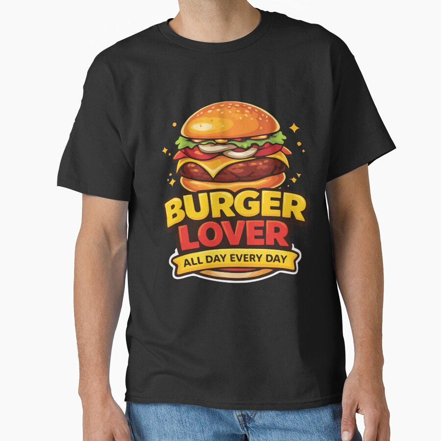 Cheeseburger Lover Funny Burger Foodie Vintage Style by kiralynstration