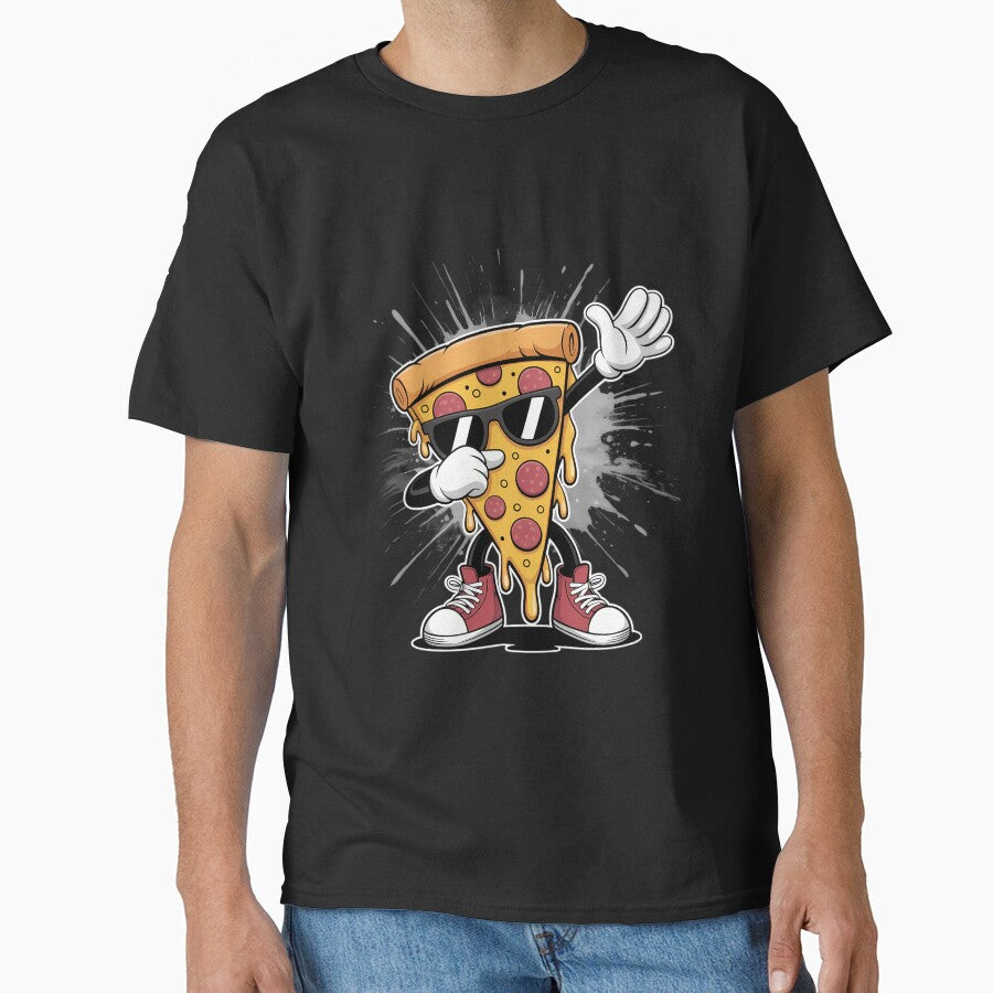 Dabbing Pizza Slice Dance Pizza Toddler Boy Dancing Pizza by TrinaEspinoza