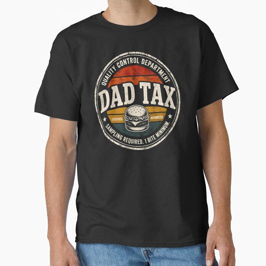 Dad Tax Quality Control Department Funny Snack Inspector Design by Surt-Tust