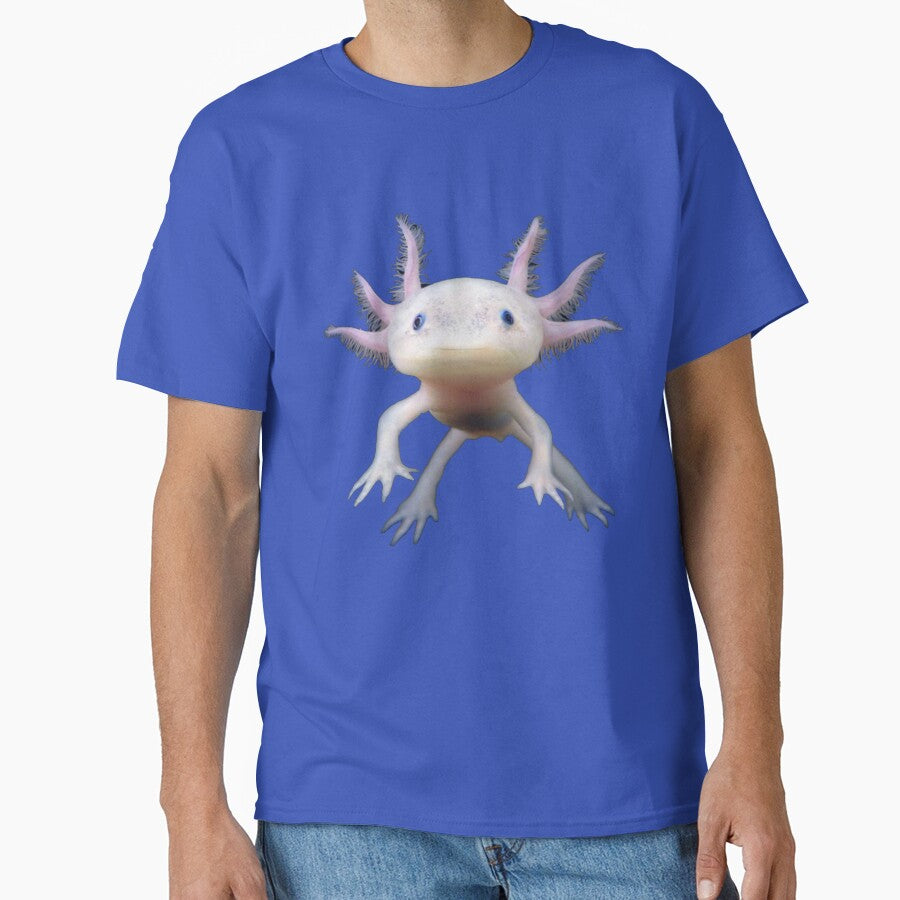 Blue Axolotl Animal - Funny and Cute Salamander Fish Design for Kids, Teens, Boys, Men, Adults, Girls by JoyTop