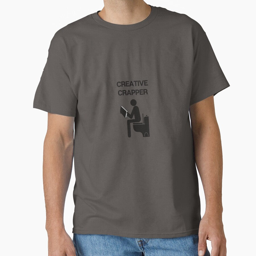 funny creative crapper design by JimMacShirts
