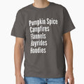 Pumpkin Spice Camp Fires Flannels Hayrides Hoodies by RunThatApparel