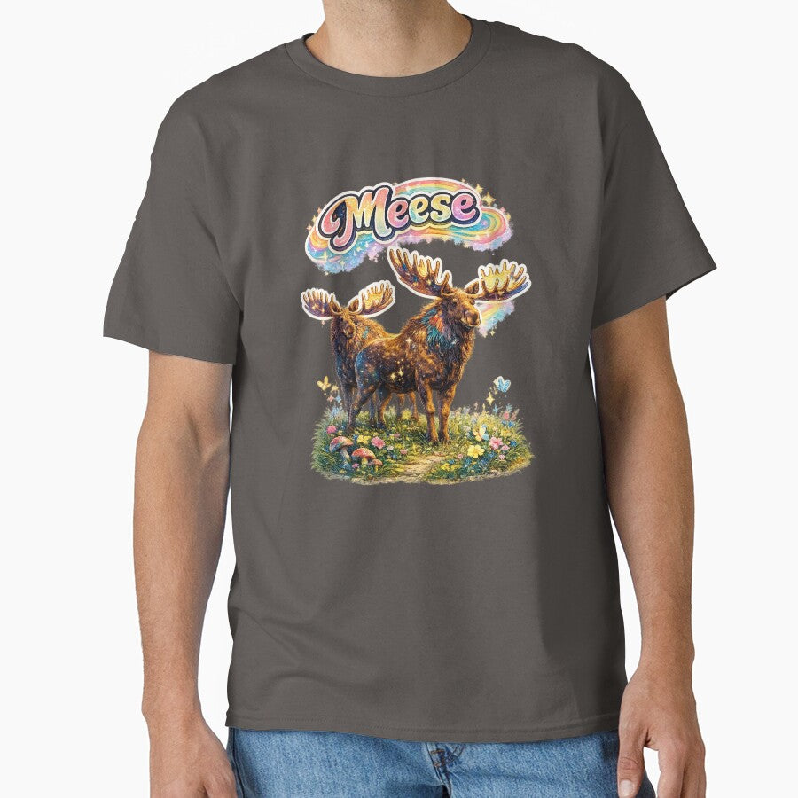 Meese – Funny Grammar Moose Pun | Word Play Humor by SnarkleCo