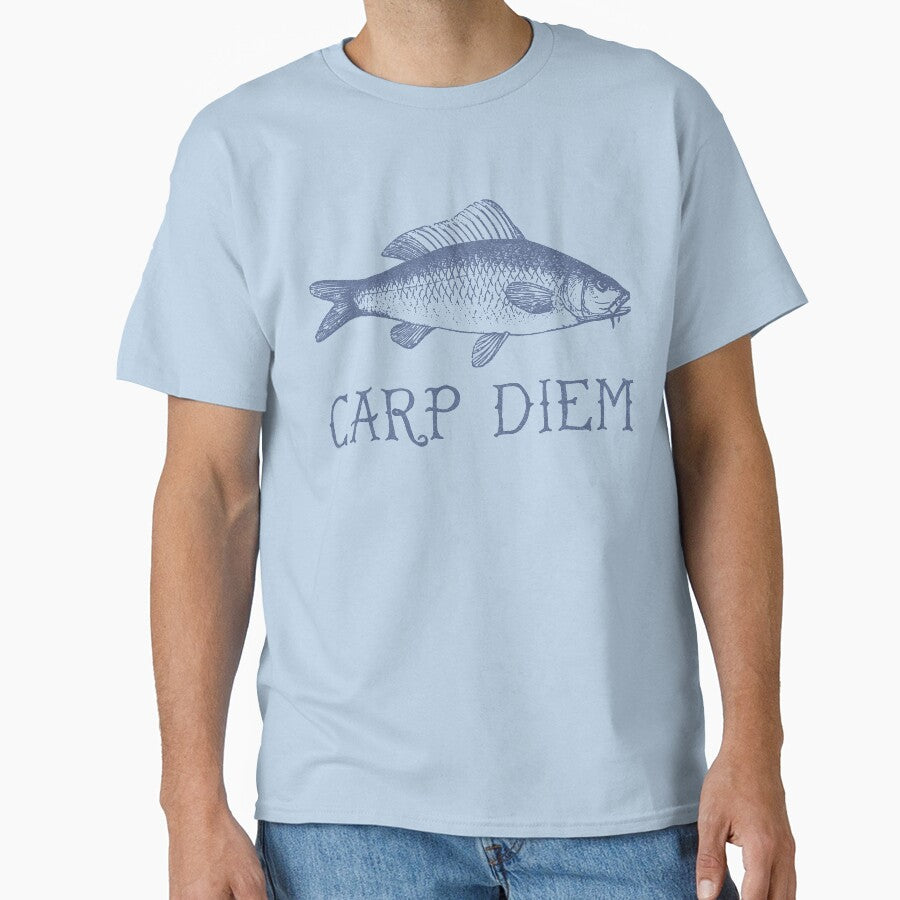 Carp Diem - Vintage Scientific Illustration Plus a Pun! by coalfrog