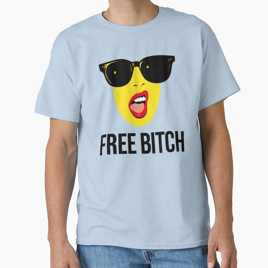 Free Bitch - Pop Art Expression Bold Sunglasses by Vicky021