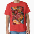 Abstract aboriginal art by Vilemo