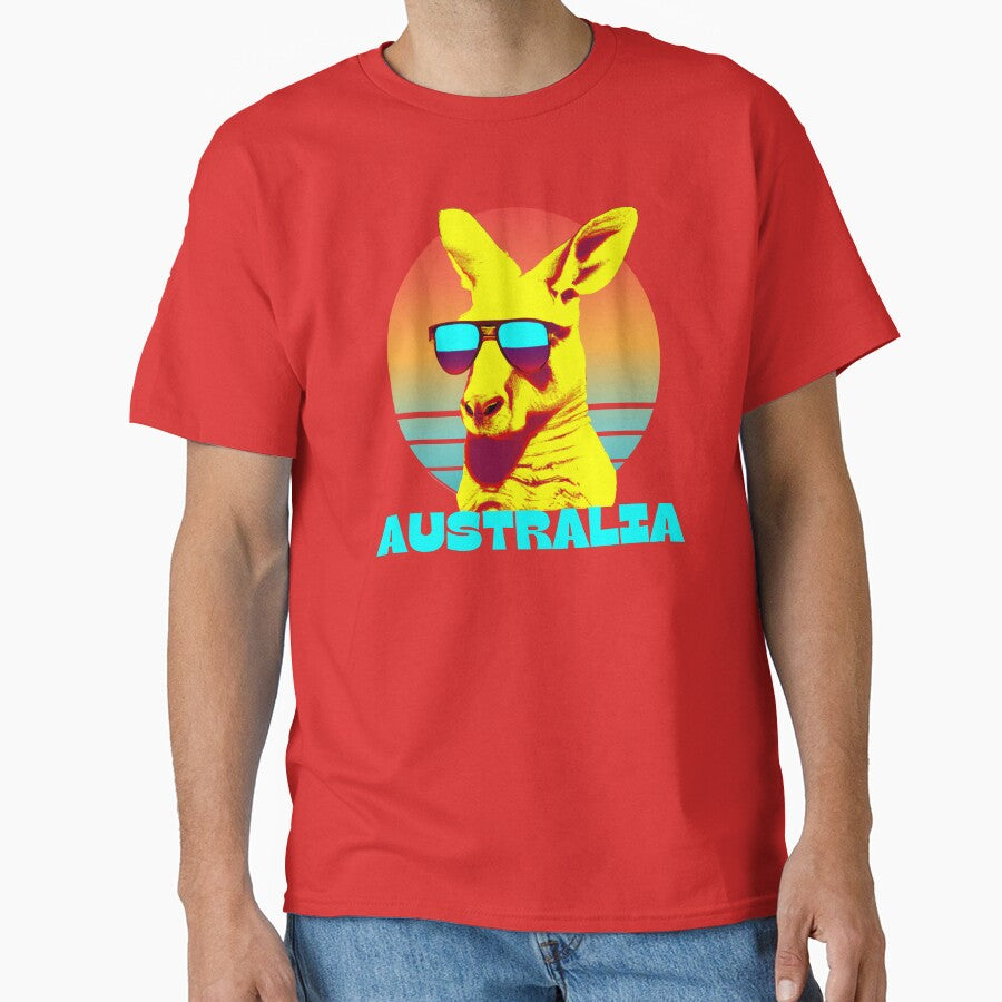 Australia Kangaroo Retro by theflandonian