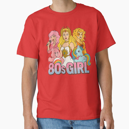 80s Girl Kidcore Retro Throwback Vintage Cartoon Ladies Tribute by 90snerd