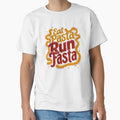 Eat Pasta - Run Fasta - Yum Food by pixelated_echoes