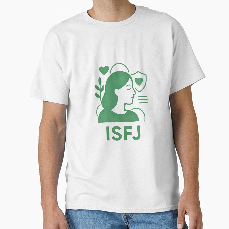 ISFJ Personality Abstract Art – MBTI Design (Center Print) by W-Rm