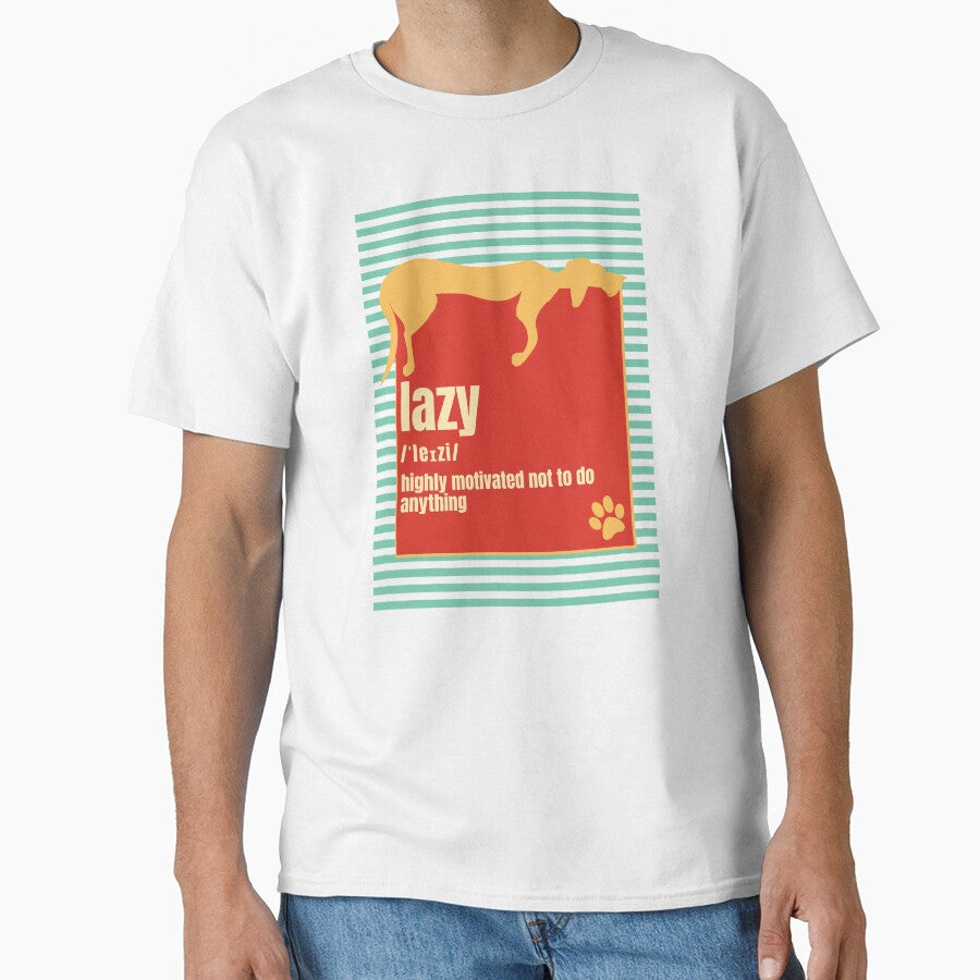 Lazy Funny Dog Chilling Relaxing Procrastinator Dog Lover Gift by mayamay0
