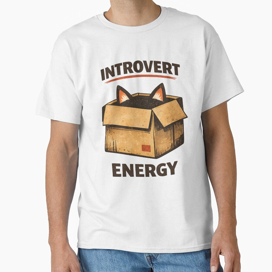 Introvert Cat in a Box by thiennl1
