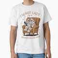 I'm Not Lazy I'm In Energy Saving Mode Funny Cat by legendaryskins