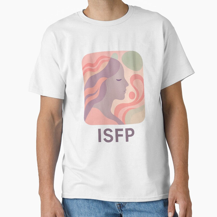 ISFP Personality Abstract Art – MBTI Design (Center Print) by W-Rm