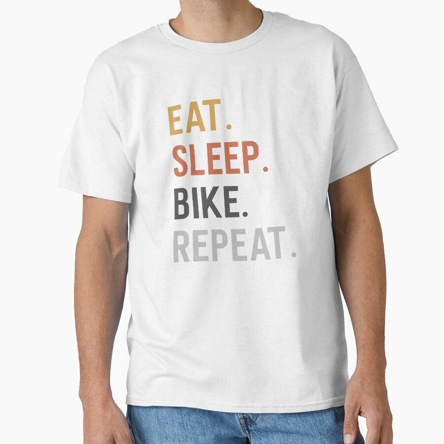 Eat Sleep Bike Repeat by Picasmus Tees