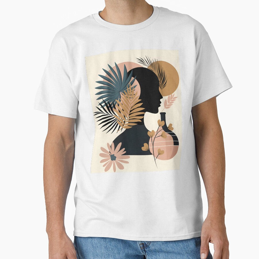 Boho Aesthetic Boho Plant Geometric by MarcelooArt