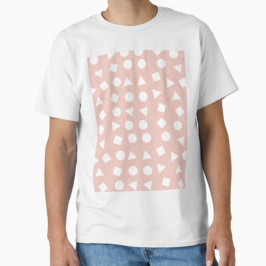 Simple & Chic Boho Style, Urban Minimalist Bauhaus Pink by dmr studio