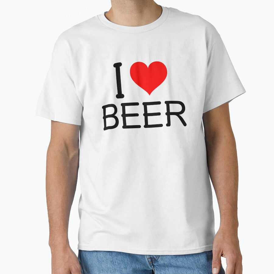 Text and heart stating love for beer by Boggy62