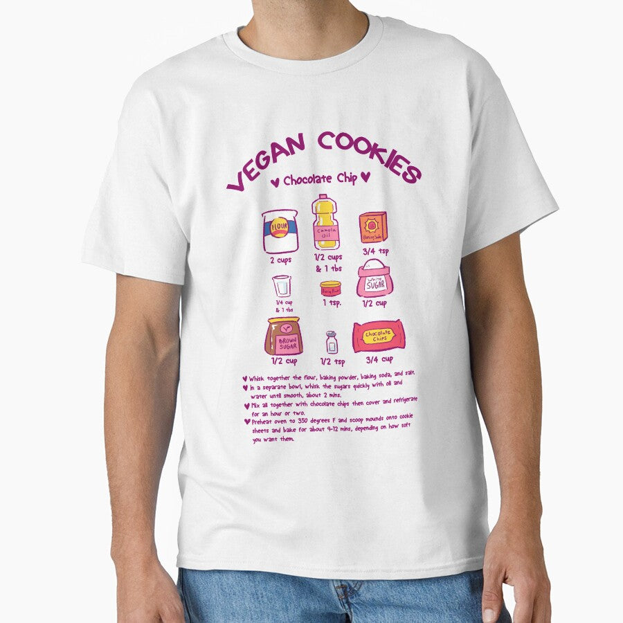 Vegan Cookie Recipe Shirt by CaseAndEm