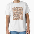 Neutral Tone Heart Pattern by PepperLime