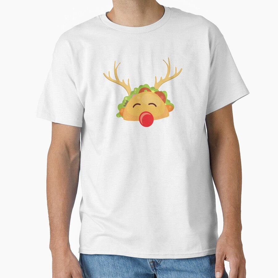 Santa Taco Reindeer Christmas Xmas Holiday Gift by haselshirt
