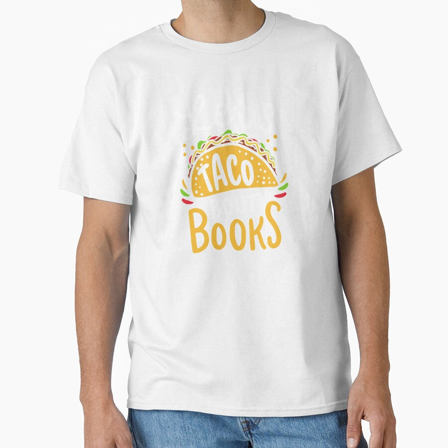 Let's Taco About Books Mexican Food Bookworm Gift by haselshirt