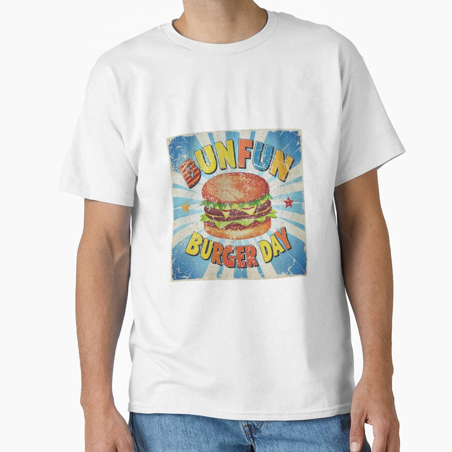 colorful burger day art with classic vibe by BKSARYLIFE