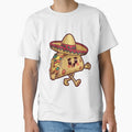 Adorable Taco with Sombrero Cartoon by yasarstore