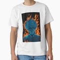 Anime Boy Blue Fire Powerup by Bubblebuk