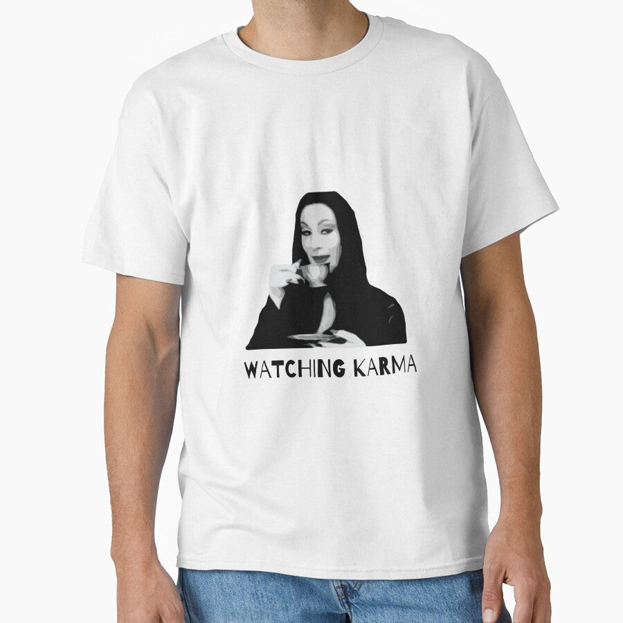 Watching Karma - Morticia by MidnightFaye