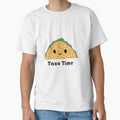 Taco Time Cute Kawaii Cartoon Taco by Hedgie Designs