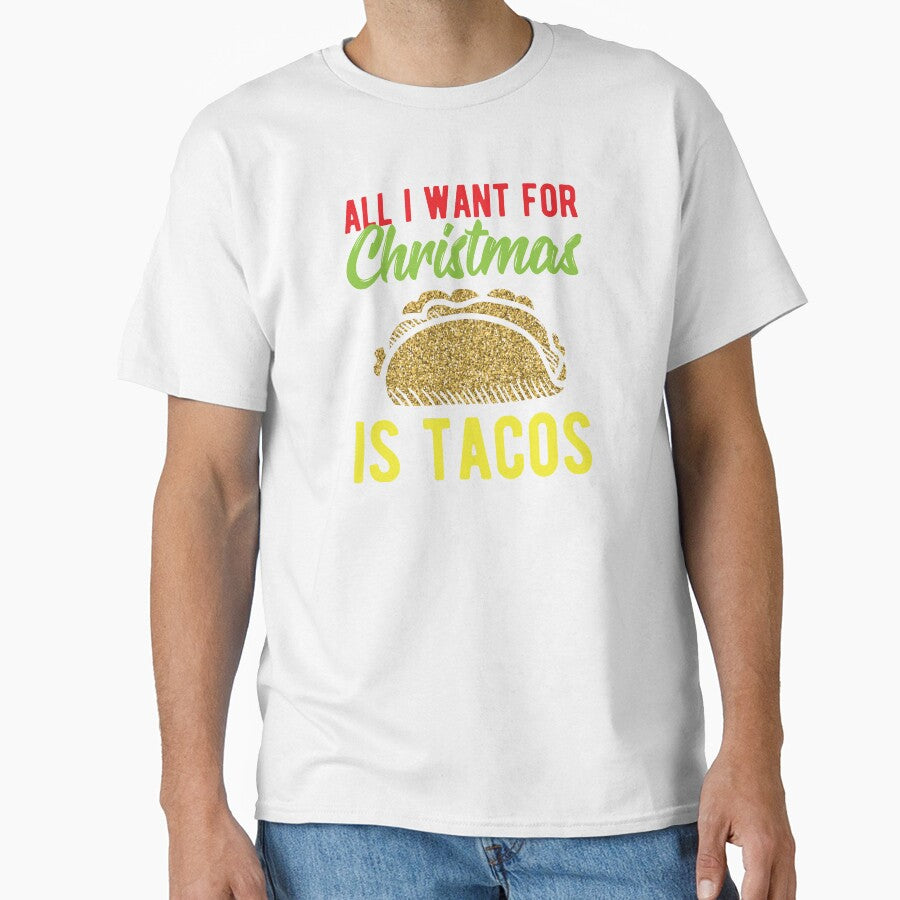 Santa Taco Lover Christmas Xmas Holiday Gift by haselshirt