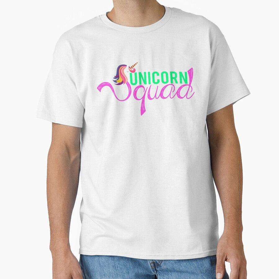 Unicorn Squad Cute Funny Colorful Unicorn T-Shirt Novelty by Bendthetrend