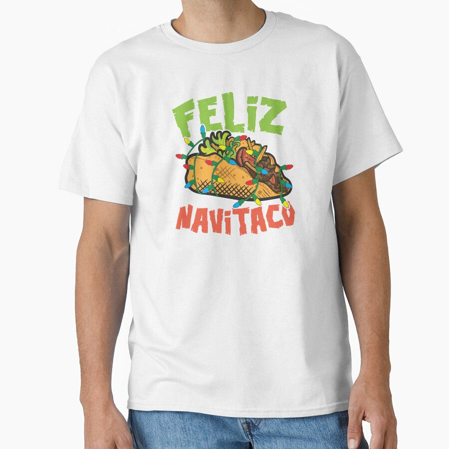 Feliz Navitaco Taco Christmas Xmas Holiday Gift by haselshirt