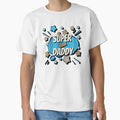 Blue Comic Book Style Super Cool Daddy, Great Design For Cool Dads, Perfect For Father's Day by TrulyEpoque