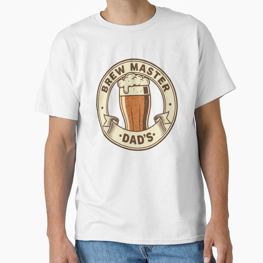 Brew Master Dad Retro Badge by Teeny Quities