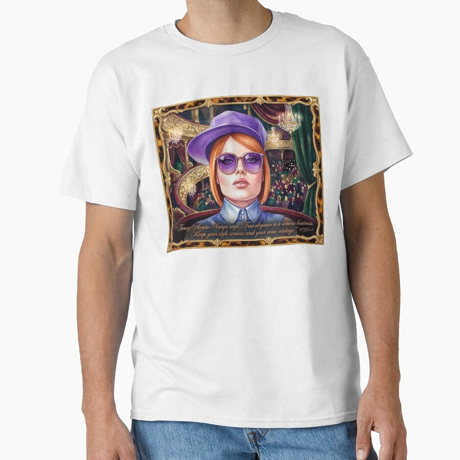 Fancy Auntie Ñanga True Elegance: Funny Wine & Theater Art by KabronX