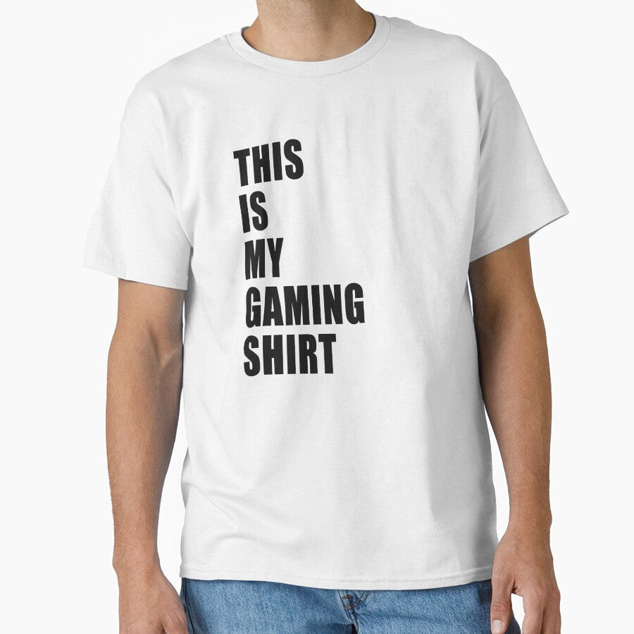 This Is My Gaming Shirt Funny Nerd Gamer Dad Joke Design by Jason Gilbert
