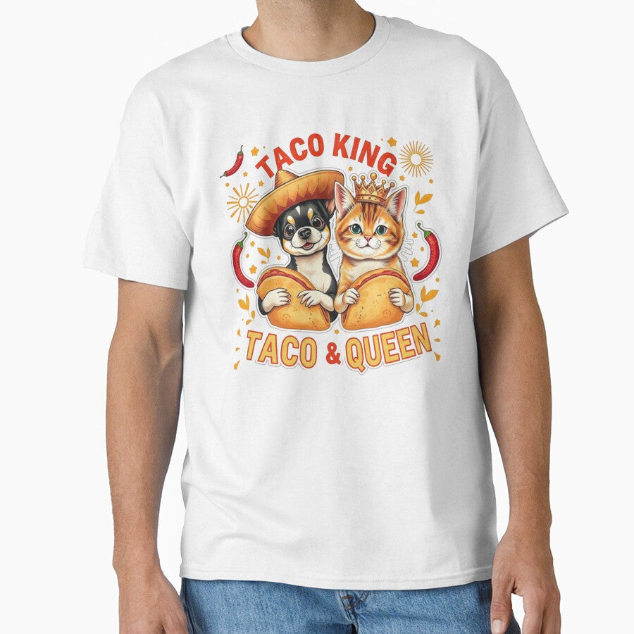 Taco King Taco Queen Huggable Sticker by Iuqiune