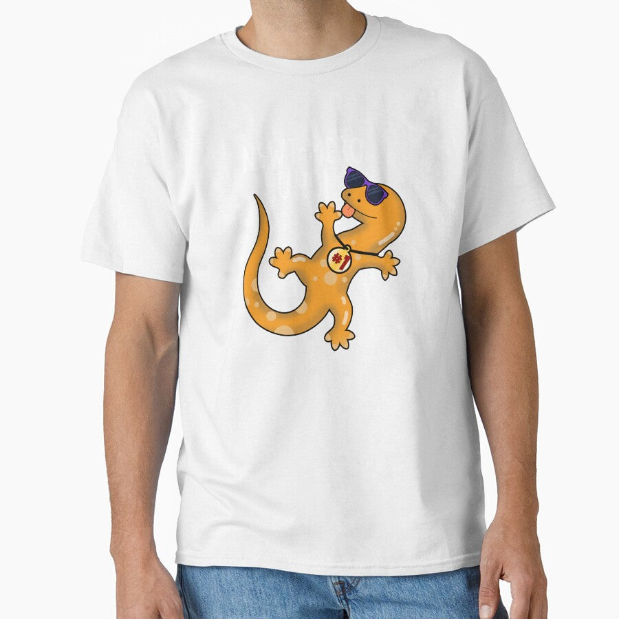 Newt-mero Uno Funny Newt Pun (Dark BG) by punnybone