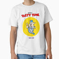 Off To A Tasty Time | Retro Cartoon Pig Character by FLYINGPEOPLE24