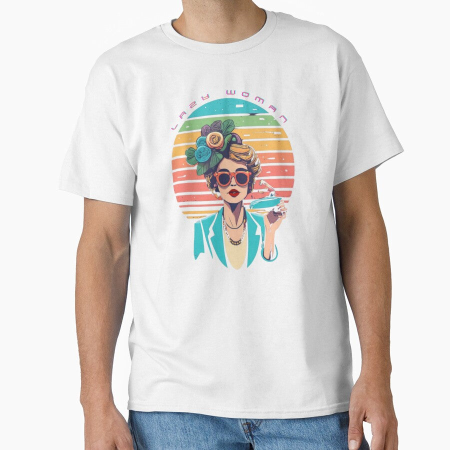 Lazy Woman Funny Gifts for Lover of Free Time by EmiAndMike